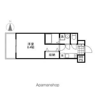 WILLDO岡山駅西口【1005号室】の間取り