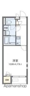 クレイノHIROPALACEⅢ【201号室】の間取り