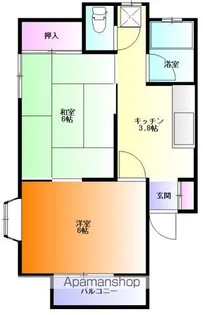 2Kの間取り画像