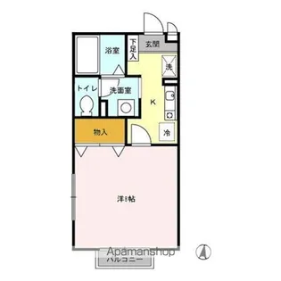 セジュールSA【2階】の間取り
