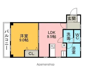 アラタビル【303号室】の間取り