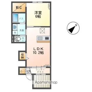 リヴェール【1階】の間取り