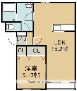 ルミエール中島【3階】の間取り