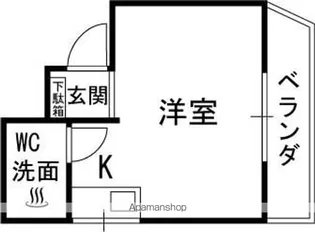 サニーハイツ萱島【3階】の間取り