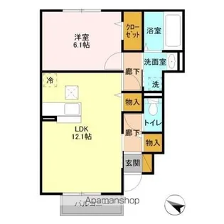 グラマードマレⅤ【1階】の間取り