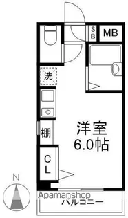 蓮沼ハイム【2階】の間取り