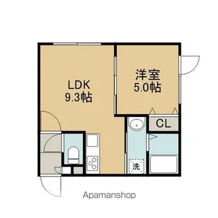 ラ・シュエット東郊【103号室】の間取り