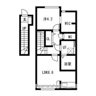 サジタリアス【2階】の間取り