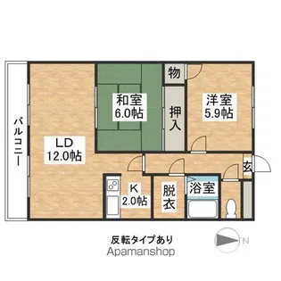 グローリアス21【202号室】の間取り