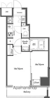 Nステージ本蓮沼【9階】の間取り