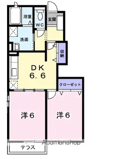エマールカモガワ【1階】の間取り