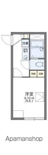 レオパレスマリーナ深江【205号室】の間取り