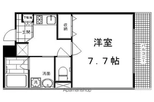 アルティスタ西院【207号室】の間取り