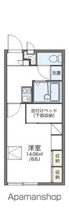 レオパレスM【1階】の間取り
