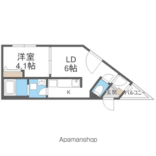 アイビル18【2階】の間取り