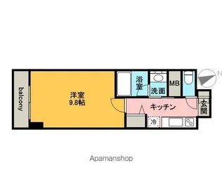 ジョイシティ蔵前【9階】の間取り