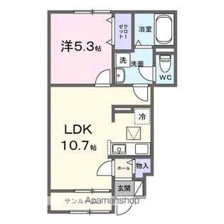アルモニー【1階】の間取り