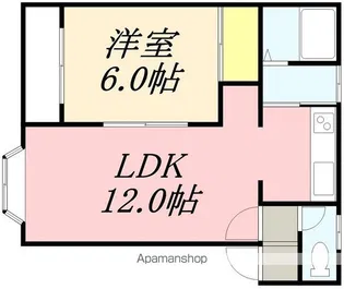 メゾンド・グレース【203号室】の間取り