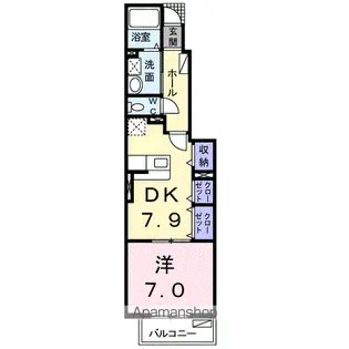 シーサイドグランデ A【1階】の間取り