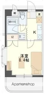 IN−TOWNER二日町【601号室】の間取り