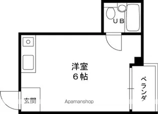 シャトー甲陽【2階】の間取り