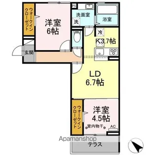 ノイハイマート【1階】の間取り