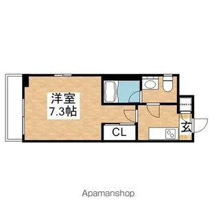 ライブコート泉【9階】の間取り