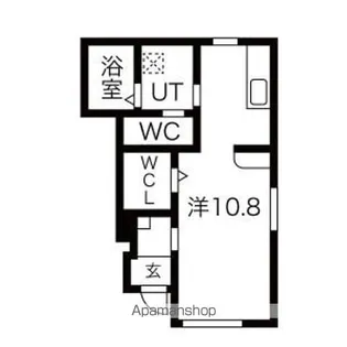 コモド山家【109号室】の間取り