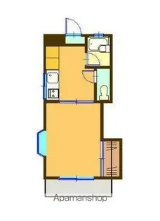 エステート鎌田Ⅱ【4階】の間取り