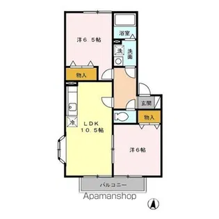 フォレステージ10【1階】の間取り