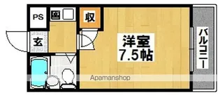 コーポ川内Ⅱ【2階】の間取り