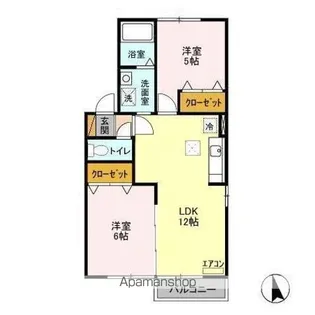 グリーンヒルズ中峠台 E【1階】の間取り