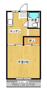 パール北山【210号室】の間取り