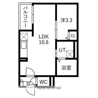 JACK MIYAHARAⅡ【2階】の間取り