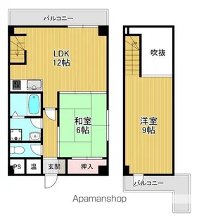ラパンジール城陽【401号室】の間取り