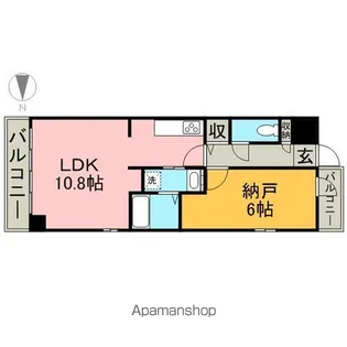 S・ALLEY【5階】の間取り