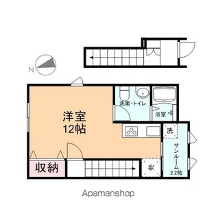 REVEⅠ【202号室】の間取り