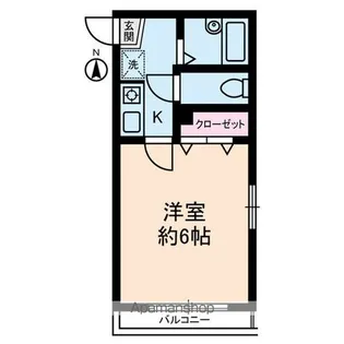 ライブ西蒲田【3階】の間取り