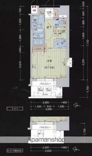 プレサンス名古屋STATIONビーフレックス【8階】の間取り