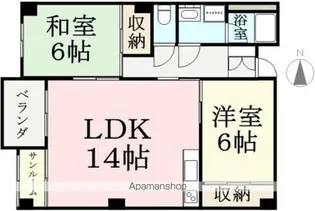 至民ハイツ【303号室】の間取り