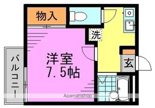 カオパレスNO.23【1階】の間取り