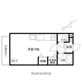 白栄ビル南郷【401号室】の間取り
