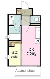 デュオフラッツ仙台木町通エアリ【10階】の間取り