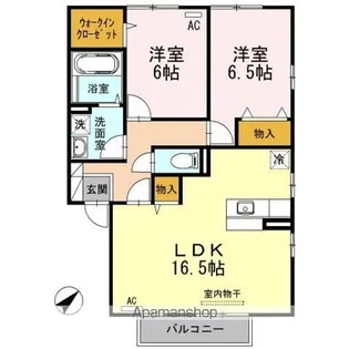 コンフォール泉 B棟【2階】の間取り
