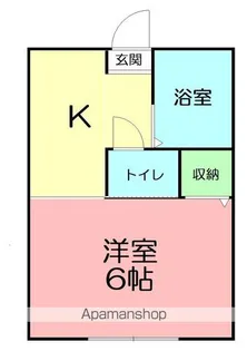 メゾンドベルフィーユ【2階】の間取り