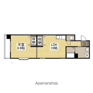 房尾本店横川橋ビル【5階】の間取り