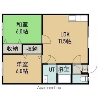 昭栄荘NO.6【2階】の間取り