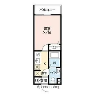 オーパス三郷中央【2階】の間取り