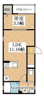 F+style一津屋1号館【2階】の間取り