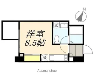 レジデンス札幌北18条【11階】の間取り